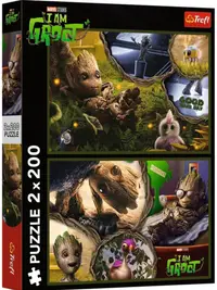 Puzzle Trefl de la 2 x 200 piese - Eu sunt Groot