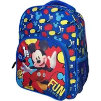Ghiodan copii, 30x24x14 cm, cu doua compartimente, multicolor, bretele intarite si ajustabile, Fun Time, Mickey Mouse Engros