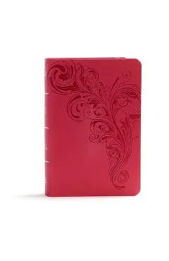 KJV Large Print Compact Reference Bible, Pink Leathertouch