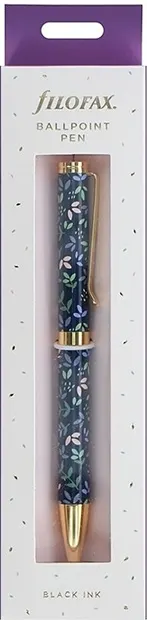 Filofax Garden Pen - Albastru închis