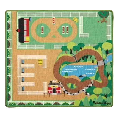Covor de joaca Ferma calutilor - Melissa and Doug