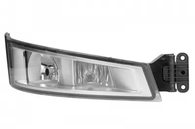 Proiector ceata dreapta (H7x2, rama argintie; cu iluminare curba) 24V potrivit VOLVO FH II 01.12