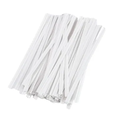 Legături hartie 9cm - Alb (set 1000 buc) - Default Title