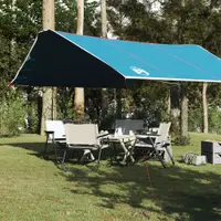 Gossi prelata de camping, albastru, 420x440 cm, impermeabila