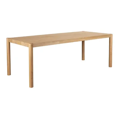 Masă de dining cu blat cu aspect de lemn de frasin 92,5x180 cm Sticks – Zuiver