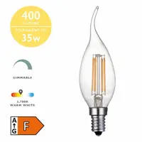 Sursa de iluminat (Pack of 5) LED Candle Light Bulb (Lamp) SES/E14 4W 400LM