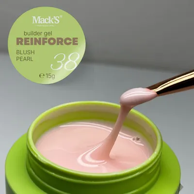 Reinforce Builder Gel Blush Pearl 38/15g Macks - REBGAR-15