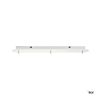 FITU triple ceiling plate, long, white