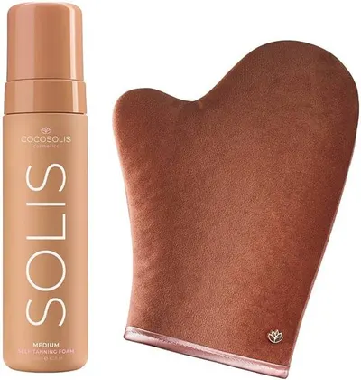 Cocosolis Set - Spumă autobronzantă, 200 ml + Mănușă