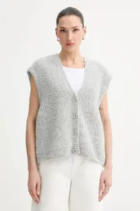 American Vintage vestă pentru femei cu amestec de lână