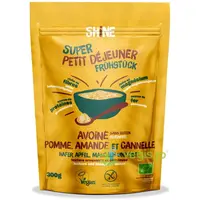 Cereale Instant cu Ovaz, Mere, Migdale si Scortisoara fara Gluten Ecologice/Bio 300g