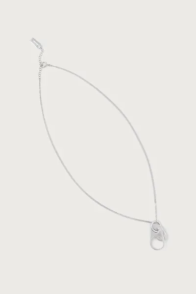 MM6 Maison Margiela lănțișor cu pandantiv pentru femei din alamă