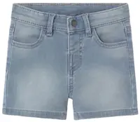 Pantaloni scurți din denim Mayoral - Croială clasică, albastru deschis, 12 luni