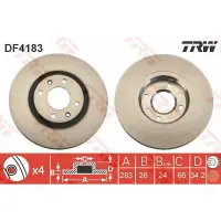 Disc frana TRW DF4183