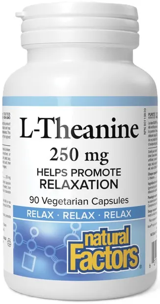 L-Theanine, 250 mg, 90 capsule, Natural Factors