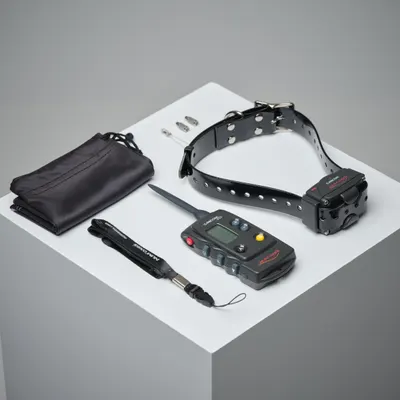 Set zgardă + telecomandă de dresare pentru câine NUM'AXES CANICOM 800
