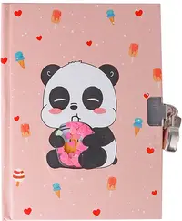 Jurnal secret cu cheie MP - Panda, 80 foi, sortiment