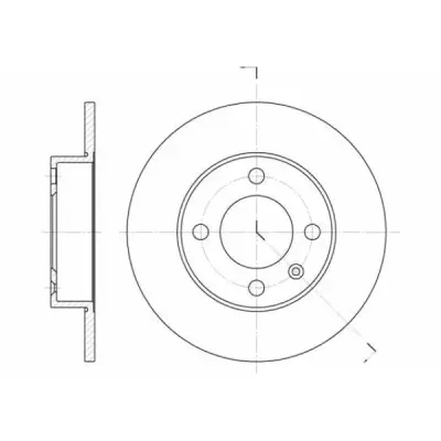 Disc frana REMSA 6616.00