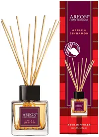 Bețișoare parfumate Areon Tartan - Apple & Cinnamon, 50 ml