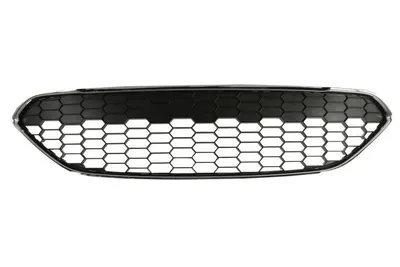 Grila radiator potrivit FORD FIESTA VI 1.0/1.5D/1.6 2010-2017 - (crom/negru)