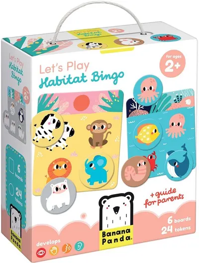 Joc educativ Banana Panda Let's Play - Bingo Habitat
