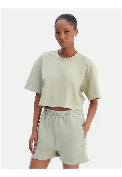 Tricou dama - verde - bumbac - Verde