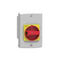 Flush-Mount Enclosure Ip65 (4x) For Sm1r... With Rotary Actuator Red/yellow. Width 87mm