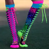 Șosete lungi colorate Madmia pentru fete fantasy Safari 3-5 ani