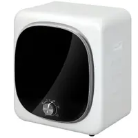 HOMCOM Mini Uscător de Rufe Portabil 4 kg, 5 Programe, 800W, Încărcare Frontală, Tambur Inox, pentru Acasă, Alb | Aosom Romania