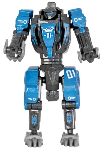 Figurină metalică transformabilă 2 în 1 Raya Toys - Bestii din aliaj blindat, Lup