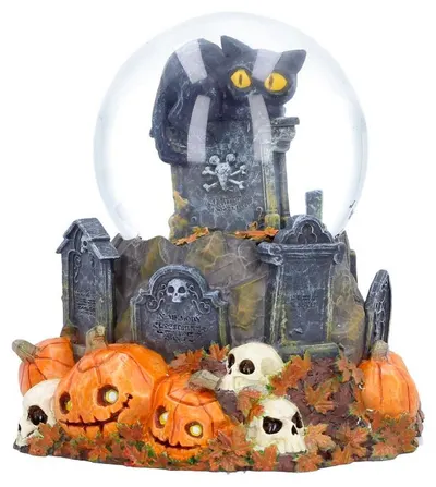 Prespapier Nemesis Now Adult: Pumpkin Patch - Cat