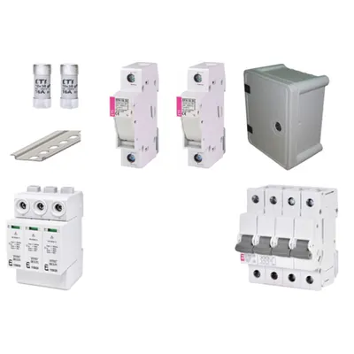 Pachet protectie DC pentru tablou electric fotovoltaic un string max 6Kw Trifazat