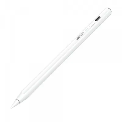 Touch Pen Acefast V2 pentru Apple iPad, Versiune Activ, Alb