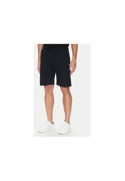 Pantaloni scurti sport barbati C0P1237 - Bumbac/spandex - Bleumarin - Bleumarin
