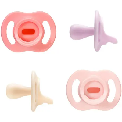 Tommee Tippee Ultra Light Stay Put 0-6 m suzetă Girl 4 buc