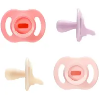Tommee Tippee Ultra Light Stay Put 0-6 m suzetă Girl 4 buc