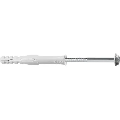 CELO Multifunction frame plug MFR SB 14-80 SSKS, SB, hex-head surub cu integral saiba, zincat