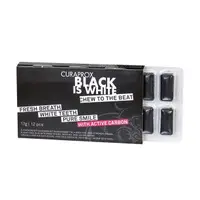 Guma de Mestecat CURAPROX Black is White 12 bucati
