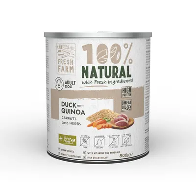 Fresh Farm Coarse pate with duck, quinoa, carrots and herbs 800 gr
