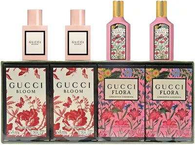 Gucci Set Bloom + Flora Gorgeous Gardenia - Apă de parfum, 4 x 5 ml