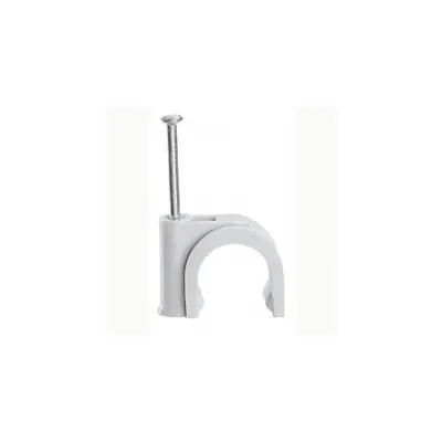 Clips fixare cablu Fixpentru - pentru concrete materials - pentru cable u009DØ 6 mm - gri