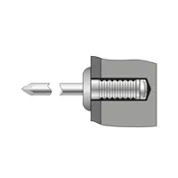 Pop-nit Ingropat Cap Bombat Aluminiu-Otel-4.8 X 24