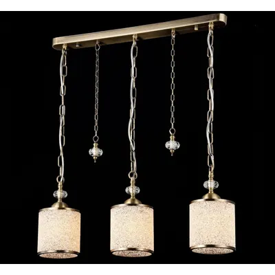 Lampa suspendata Fusion Sherbon,3 x E27,D.600,cm,H.250 cm,Bronz antic