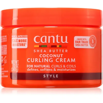 CANTU Shea Butter Curling Cream crema de par pentru fixare și formă 340 ml