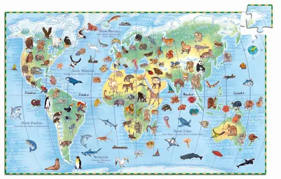 Puzzle 100 piese - Observation - Animalele Lumii