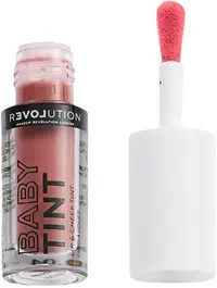 Relove by Revolution Fard de obraz lichid și luciu de buze Baby Tint, Blush, 1.4 ml