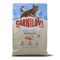 Carnilove True Fresh Cat Dry Fish & Turkey Sterilised Adult All Breeds 2 kg