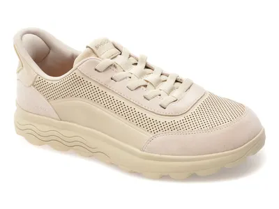 Pantofi sport GEOX bej, U65MPC, din piele naturala