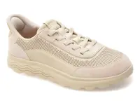 Pantofi sport GEOX bej, U65MPC, din piele naturala