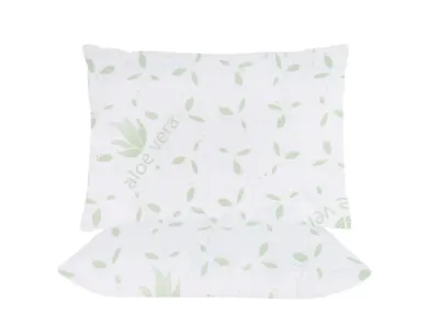 Set 2 Perne 50x70 Somnart Belina Aloe Vera, microfibra, lavabile la masina
